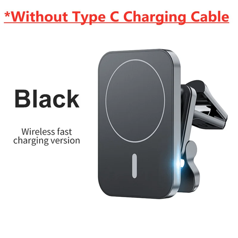 15W Magnetic Wireless Chargers Car Air Vent Stand Phone Holder Fast Charging Station for iPhone 12 13 Pro Max