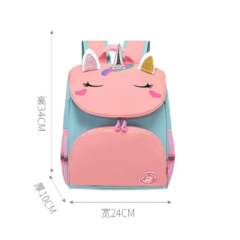 Mochilas de dinosaurio 3D de dibujos animados para niños pequeños, bolsas preescolares para bebés, lindas mochilas para niños pequeños, bolsa de guardería de marca