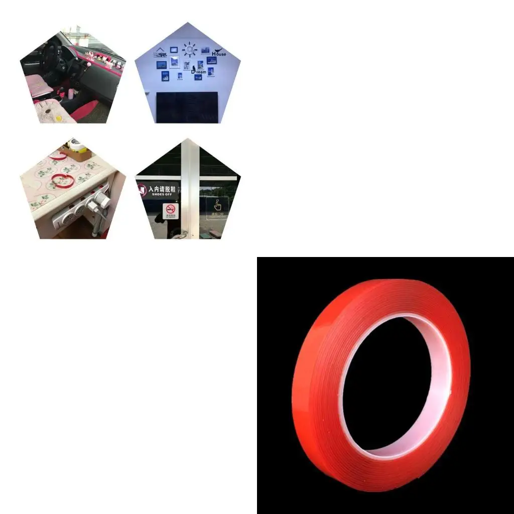 Acrylic Clear Adhesive Waterproof Removable Double Sided Mounting Tape for Car