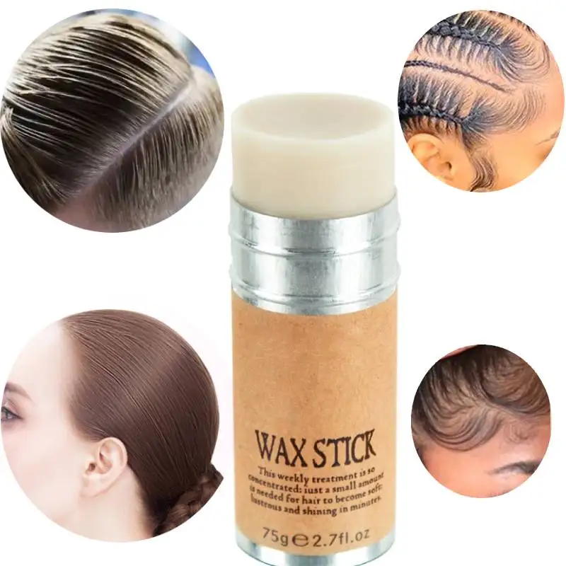 Haarwachsstift, Anti-Frizz, für Damen und Kinder, Wachsstift für Kanten, Baby-Haarwachs, Haarstab-Gel, langlebige Haar-Pomade-Creme für den Rücken