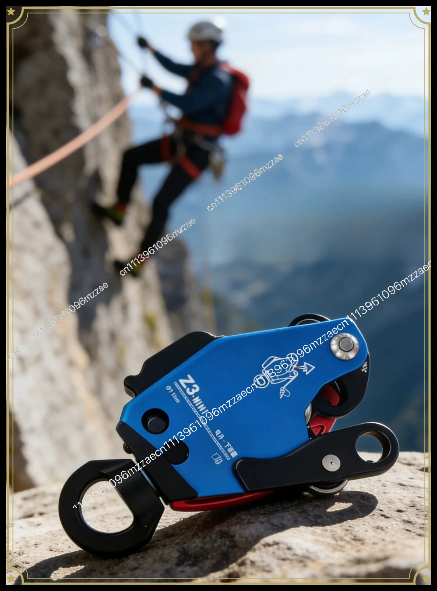 Z3mini Tank Electric Lift Hoist, Rope Climbing Crane for Door Window AC Installation Aerial Work