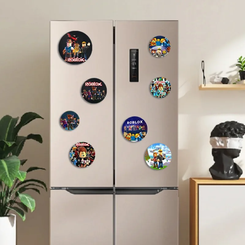11 قطعة لعبة Roblox الطرفية الكرتون مغناطيس الثلاجة الأصالة أنيمي الطرفية اكسسوارات الديكور لعبة هدية