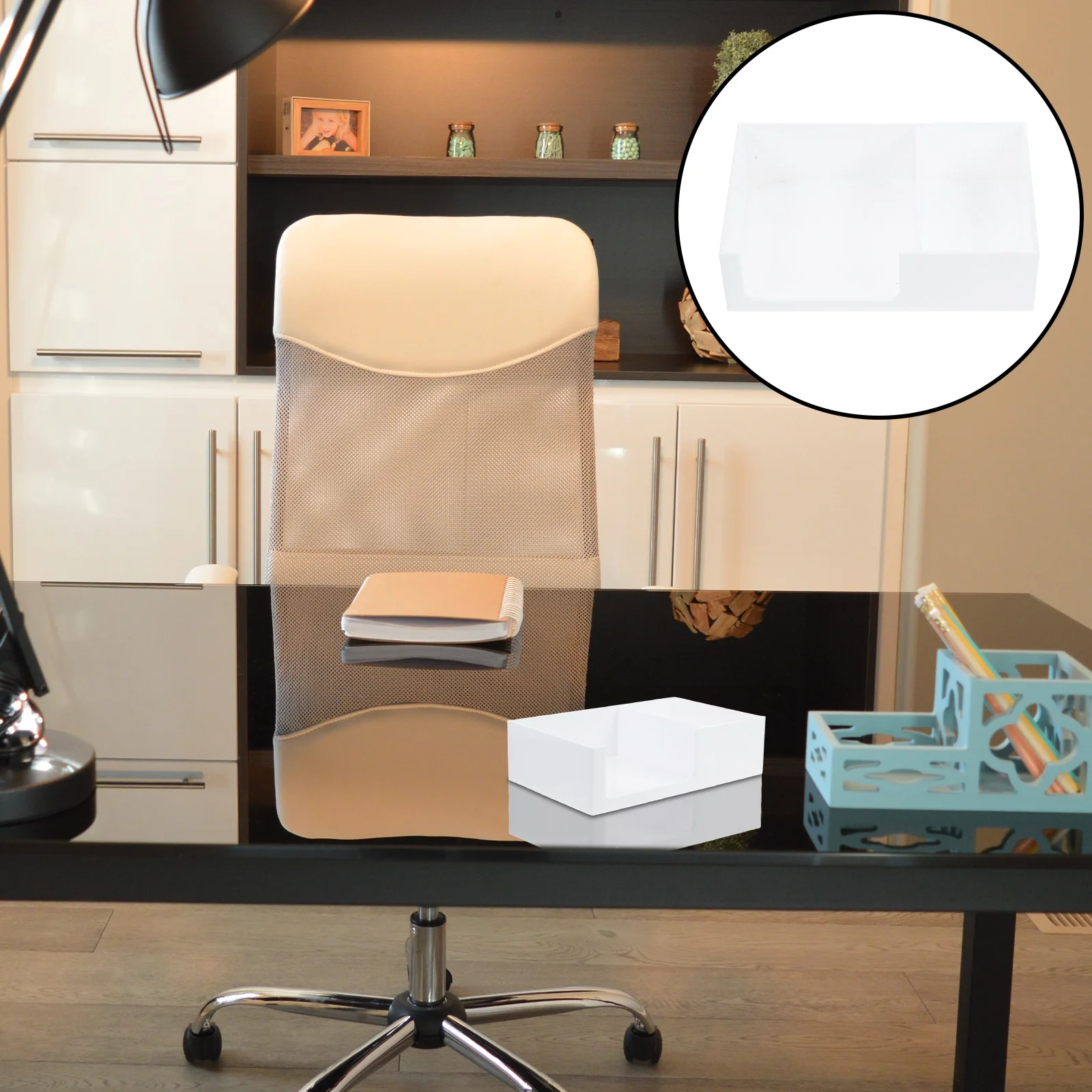 

1Pack Acrylic Sugar Packet Organizer Tea Bag Storage Box Tissue Holder for Home Office Countertop Coffee Station