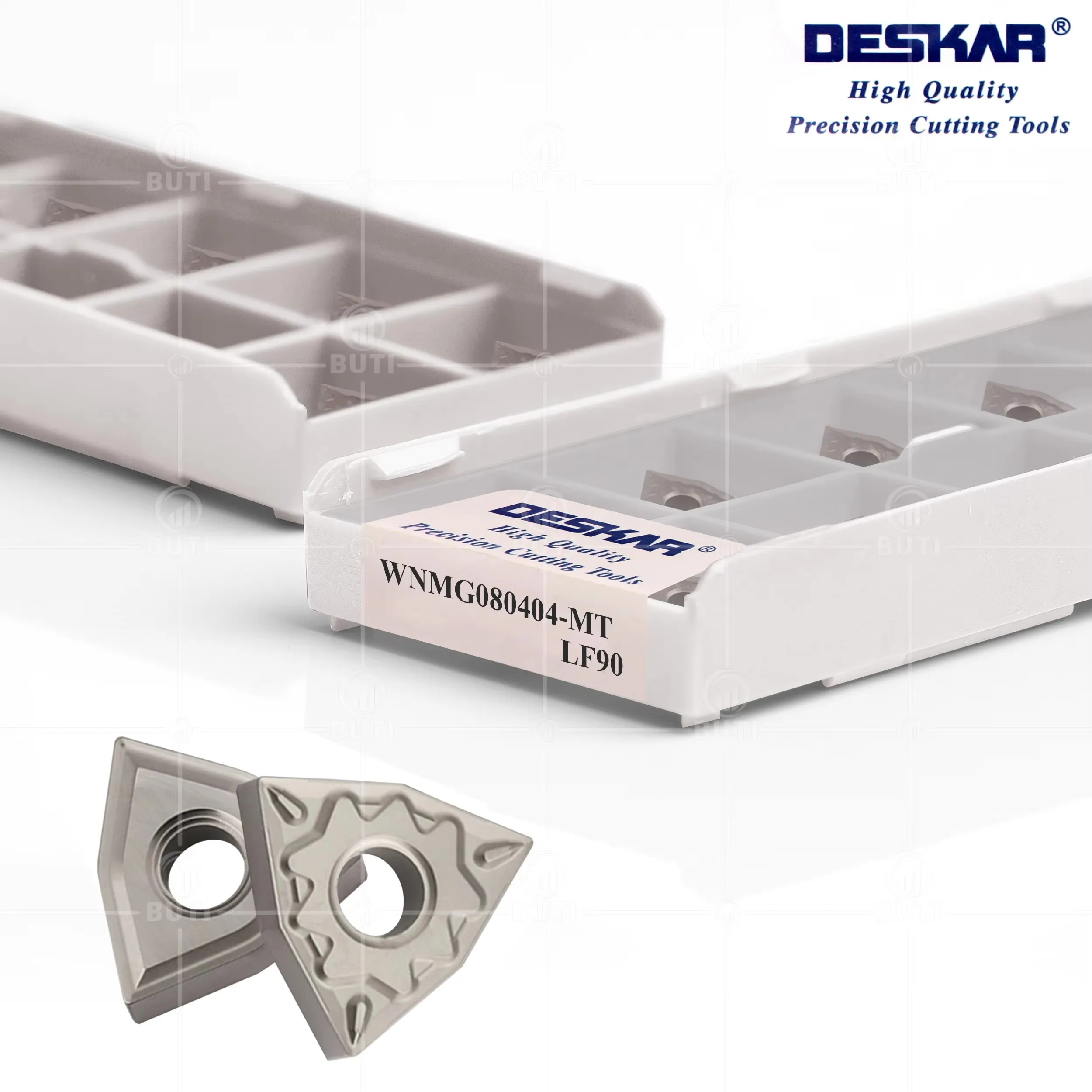 DESKAR 100% originale WNMG 080404 080408   HQ MT TS LF90 Tornio CNC Inserti in metallo duro Utensili da taglio per lama da tornio in ceramica metallica