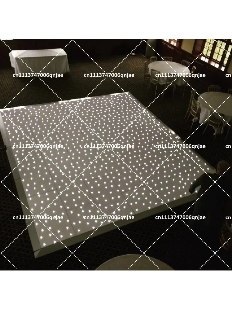 36 LED Dance Floor Tiles for Stage, Wedding, Party, White Light