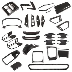 For BMW 3 Series G20 2020-2022 ABS Carbon Fiber Interior Kit Dashboard Console Gear Shift Panel Decoration Cover Trim Stickers
