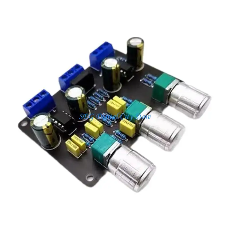 

U75B NE5532OPAMP HiFiPreamplifier PreAmplifiers Bass Treble Balance Volumes Tone Control Board for HomeTheater