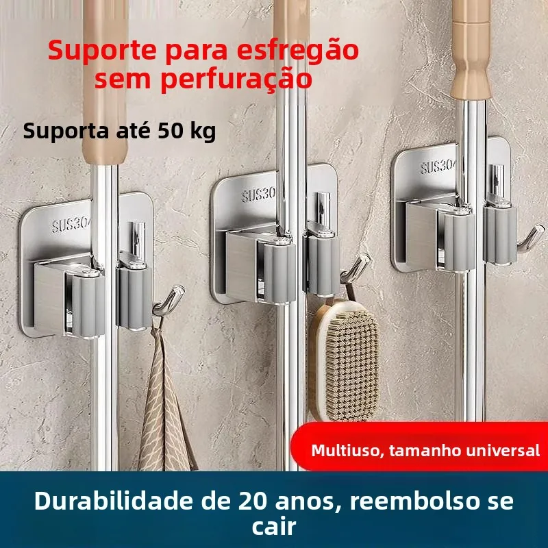 support-mural-pour-balai-et-serpilliere-adhesif-puissant-sans-percage-pince-robuste-pour-rangement-capacite-de-charge-elevee