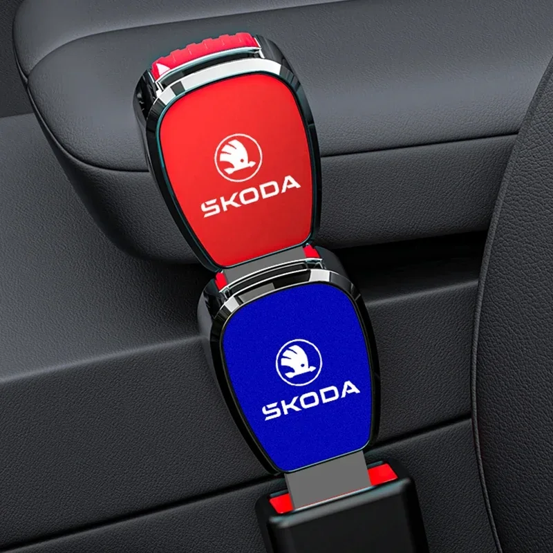 Car Seat Belt Clip Extender Seatbelt Lock Buckle Plug Interior For Skoda Octavia Superb Rapid Kodiaq Karoq Fabia Kamiq Enyaq iV view 6