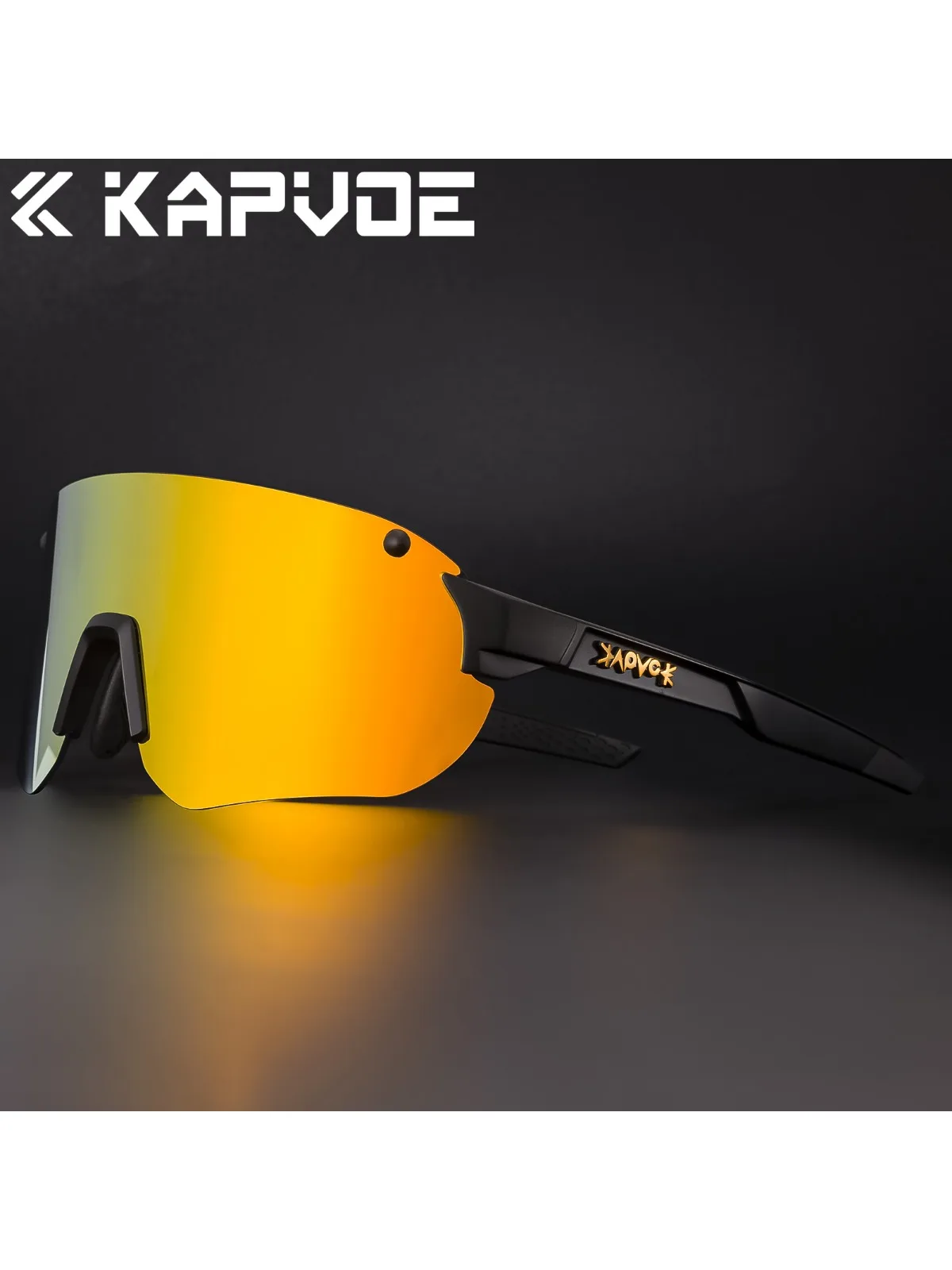 AliExpress kapvoe Kapvoe Photochromic Lightweight Cycling Glasses Men Rimless Sunglasses Road Bicycle MTB Bike Riding Sports Women Eyewear UV400