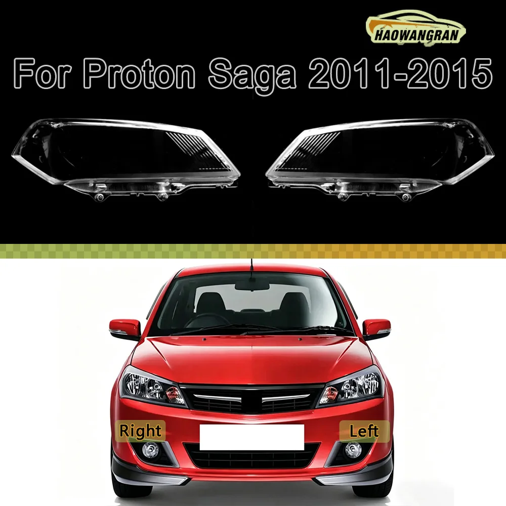 

Front Headlamp Transparent Cover Lampshade Lamp Shell Masks Headlight Shade Lens Plexiglass For Proton 2011-----2015 Saga
