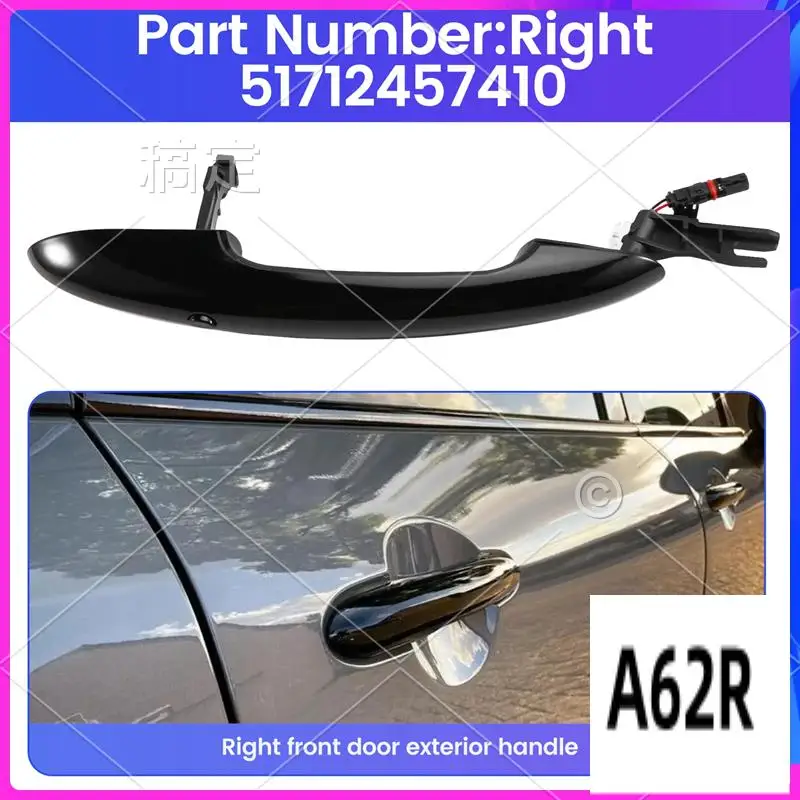 

R2-Exterior Door Handle Comfort Access For BMW MINI F54 F55 F56 F57 F60 2014-2023 Door Pull W/Key Button