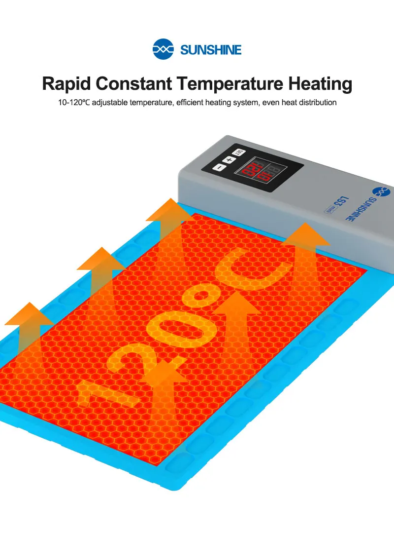 SUNSHINE LS3 mini LCD Screen Remover large Space Suitable Suitable for Mobile Phones and Tablet Screens Below 10.5 Inches etc.