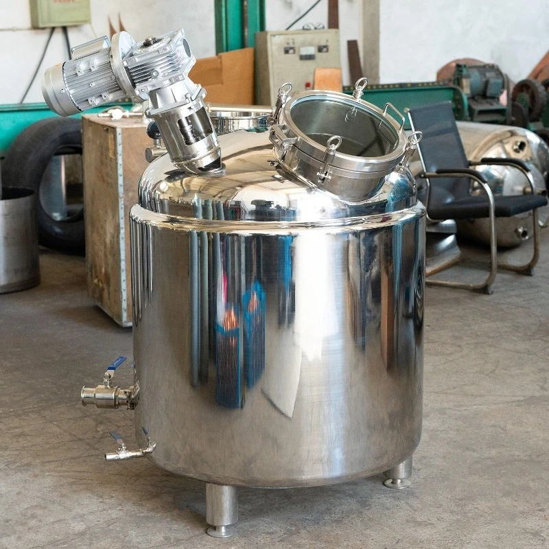 Stainless steel double jacketed pot  tank wine workshop  cross-border fruit wine jam fermentation commercial food grade