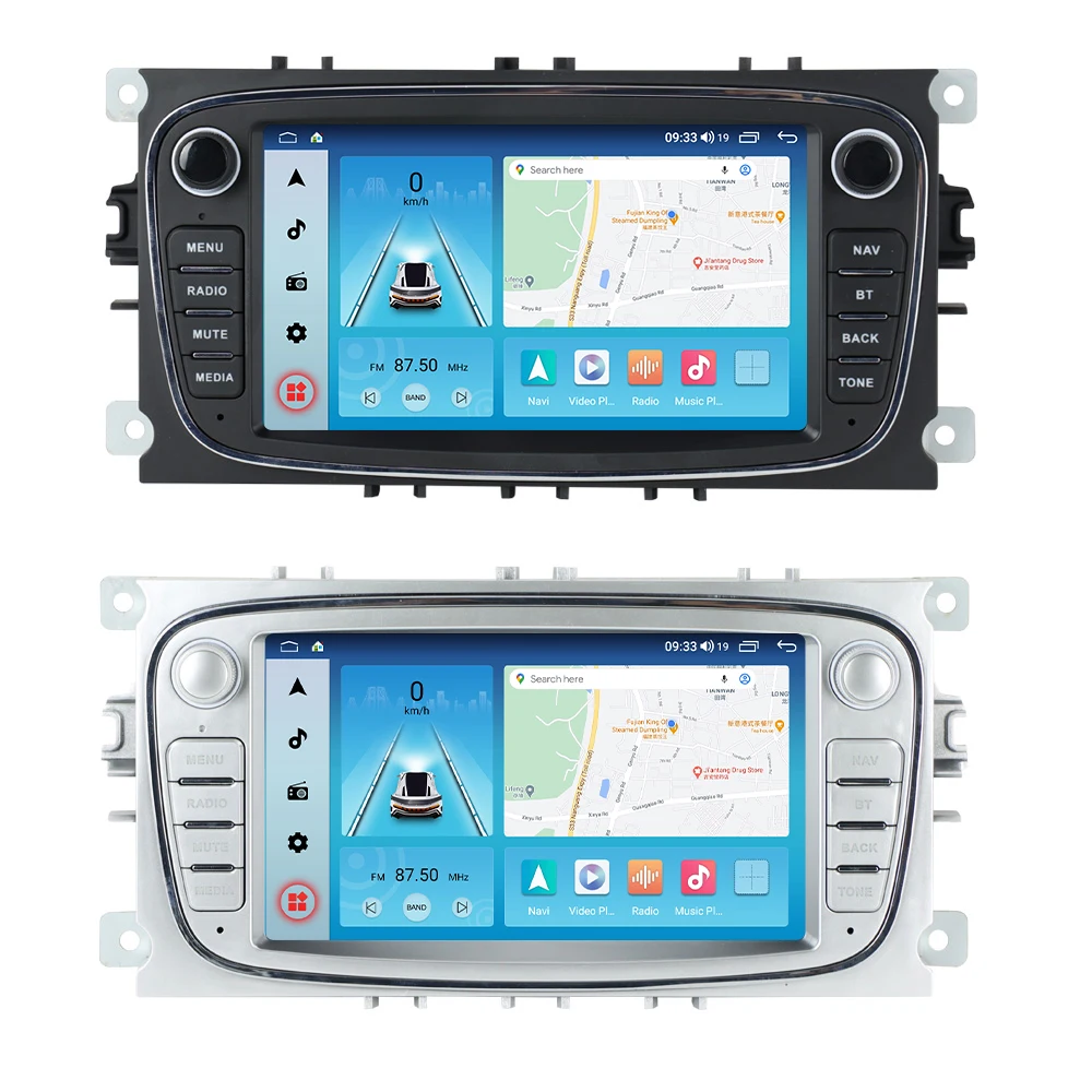 

MEKEDE 8-ядерный автомобильный DVD-плеер, радио, стерео GPS, WIFI, маленький экран, машина без управления для Ford Focus, без DVD, 7 дюймов