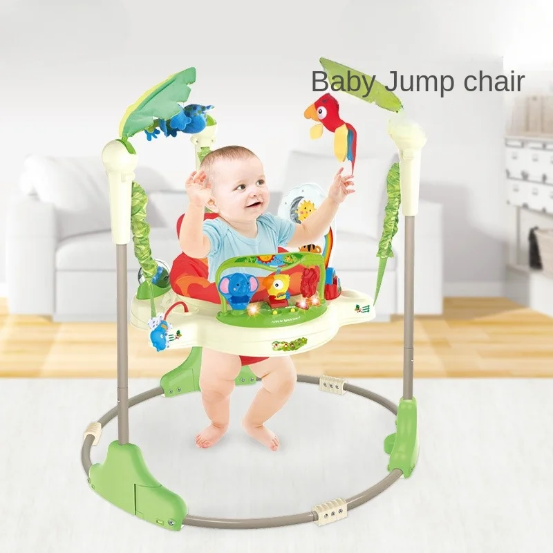 Multi-Function Electric Swing for Children Baby Jumping Walker Cradle Rainforest Baby Swing Rocking Chair Activity Center