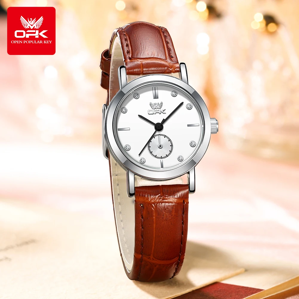 OPK 6034   Ladies' casual steel strip quartz watch