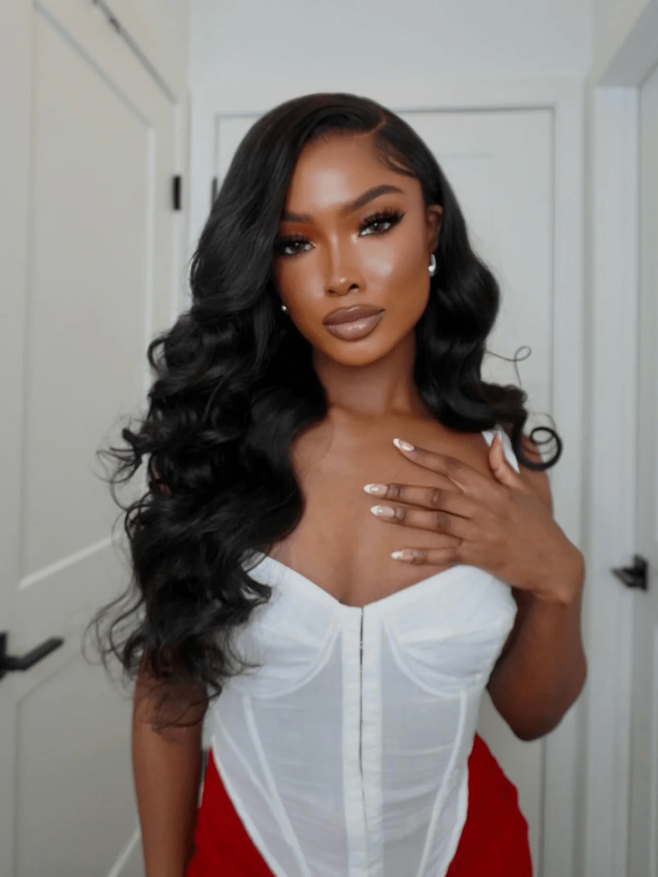 250% الكثافة 13x4 13x6 5x5 الجسم موجة الدانتيل شعر مستعار أمامي شعر الإنسان قبل قطعها HD الدانتيل الشفاف شعر مستعار أمامي أسود طبيعي #2