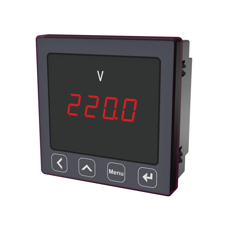 LNF26E LED display three phase panel mounted voltage meter