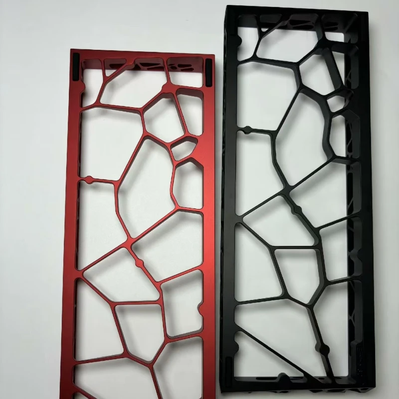 New Listing SY60 Aluminum Housing Custom Hollow Out Holy60 Case Gh60 Housing Custom Rakka Iso Hm66 Wooting 60he Keyboard Case