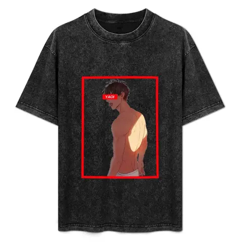 Yaoi kink T-Shirt anime t shirts for man t shirts for man pack cotton T-Shirt