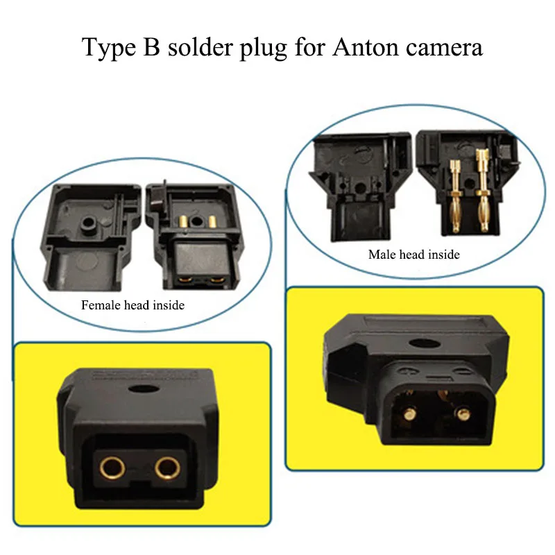 Dtap D-Tap Male Female Plug Power Supply Connector Type B Welding Camera Camera External Equipment Power Supply Industrial Plug