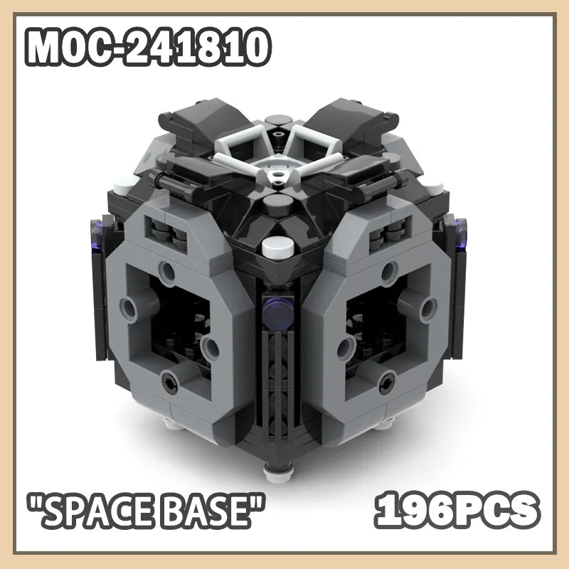 

MOC-241810 Moc Space Base-разъем, строительные блоки, креативные аксессуары, космический корабль, подарок, модуль Klocki, космическая база на Venus196 шт.