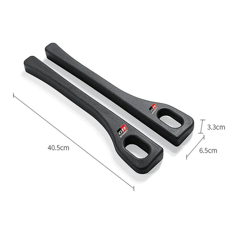 1/2pcs Car Seat Gap Filler Universal PU Leak-proof Filling Strip Anti-Drop For Toyota GR Sport Gazoo Racing Supra Yaris 86 RAV4