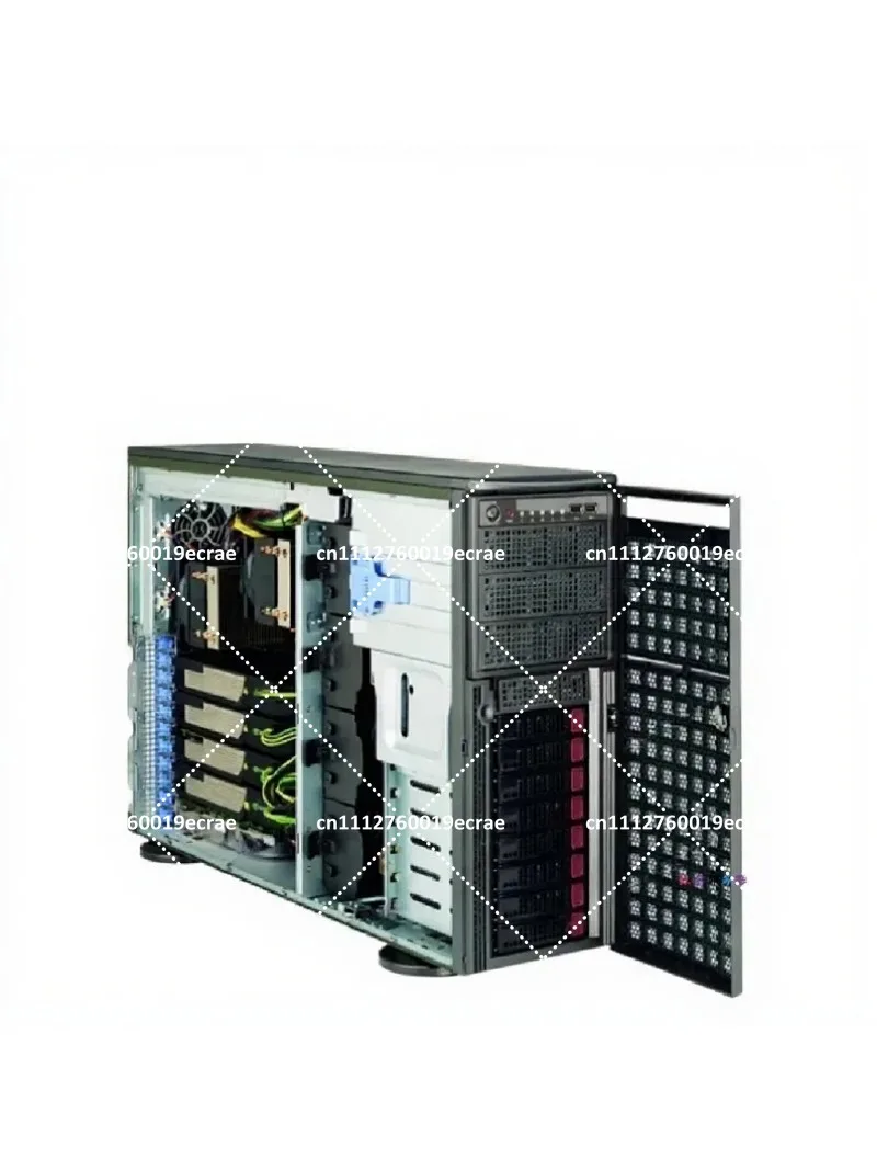 4GPU Tower Workstation for Video Graphic Design Rendering GPU Server Computer