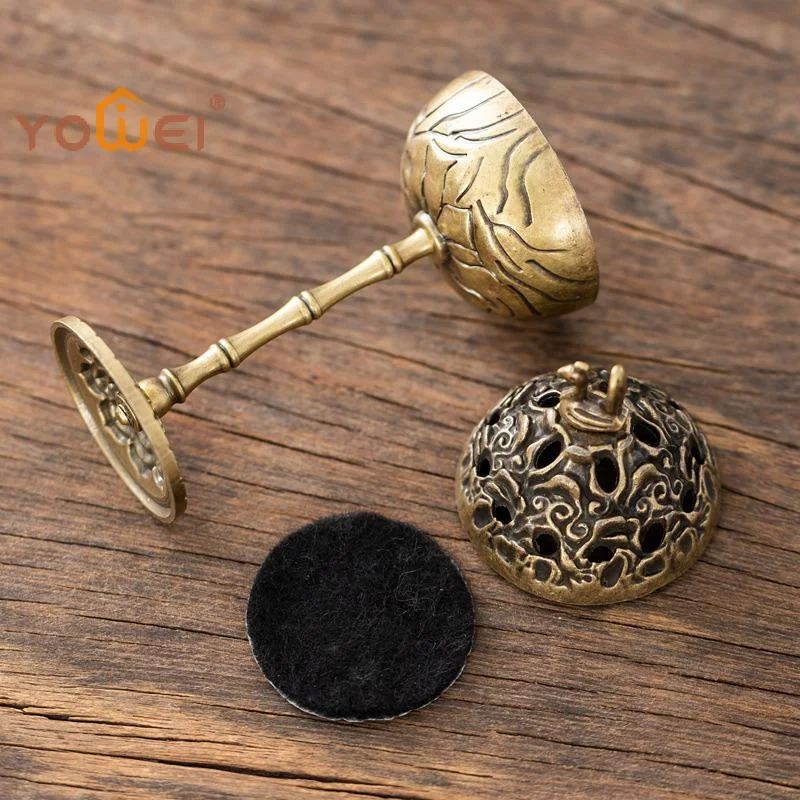 Latest Alloy Hollow Aromatherapy Deer Crane Incense Burner Indoor High-foot Stove Office Tea Room Decoration Incense Burners