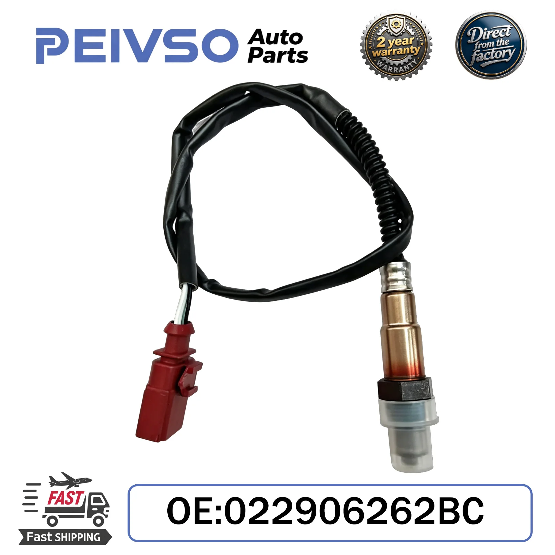 PEIVSO New 022906262BC High Quality Downstream Oxygen Sensor fit for VW Magotan 1.4T (2009-2015) Auto Parts