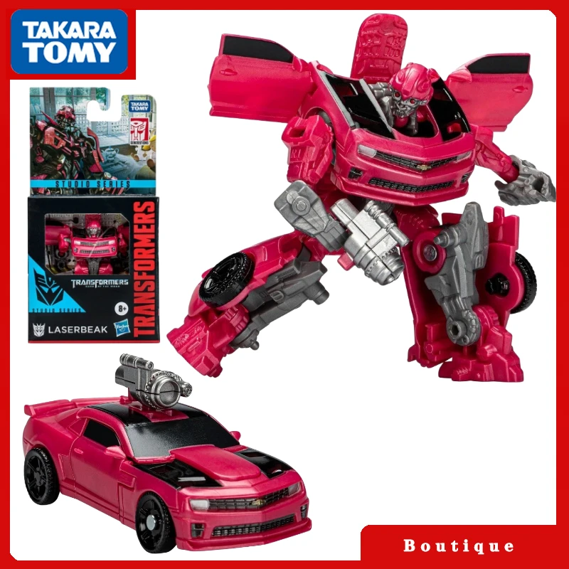 In Stock Transformers Toys Movie Studio Series Core Laserbeak Action Figures Aniime Car Kids Gifts Classic Hobbies Collectible