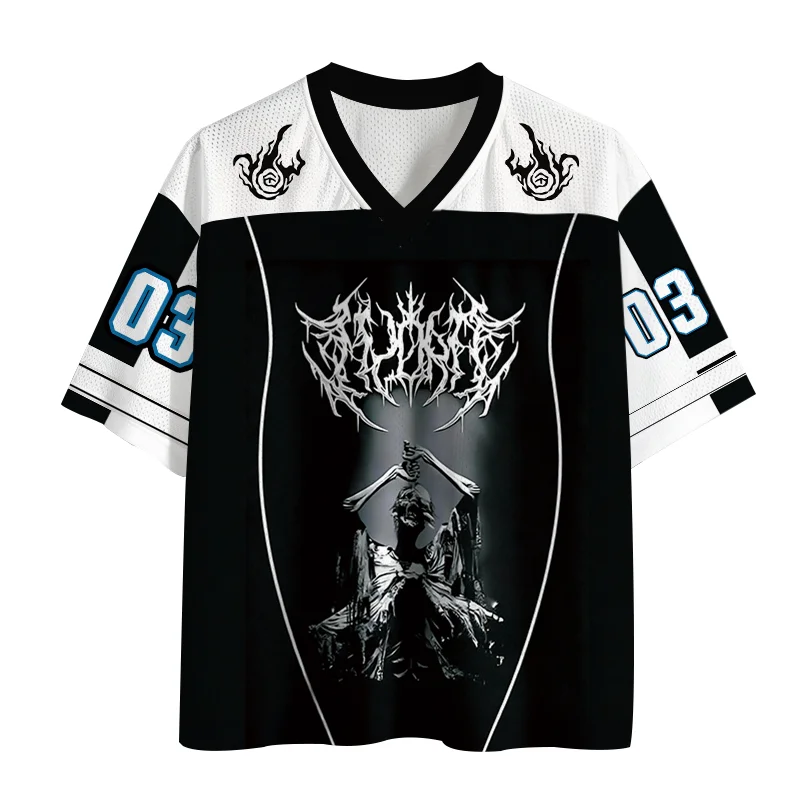New Running Sports Quick Drying T-shirt, Upgraded Fabric, Large Mesh Knitted Fabric,fun Skeleton Element Clothing,horror Element
