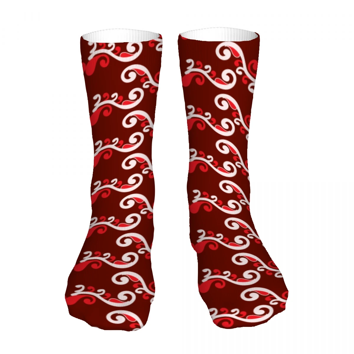 Chinese Clouds Pattern Mens Womens Funny Crew Socks Cool 3D Printed Design Socks Fashion Comfortable Basketball Socks