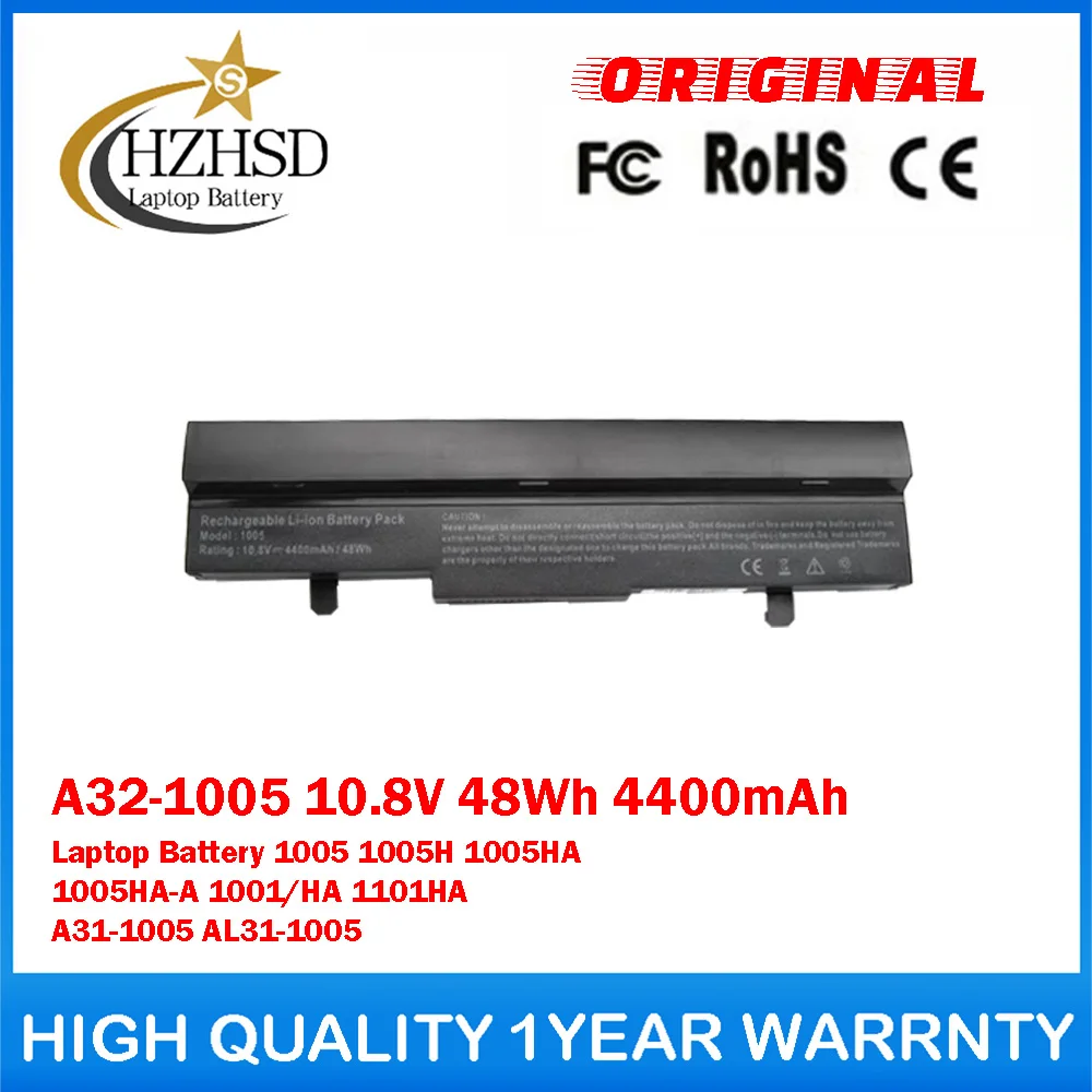 

A32-1005 10.8V 48Wh Genuine Original Laptop Battery For ASUS 1005 1005H 1005HA 1005HA-A 1001/HA 1101HA A31-1005 AL31-1005
