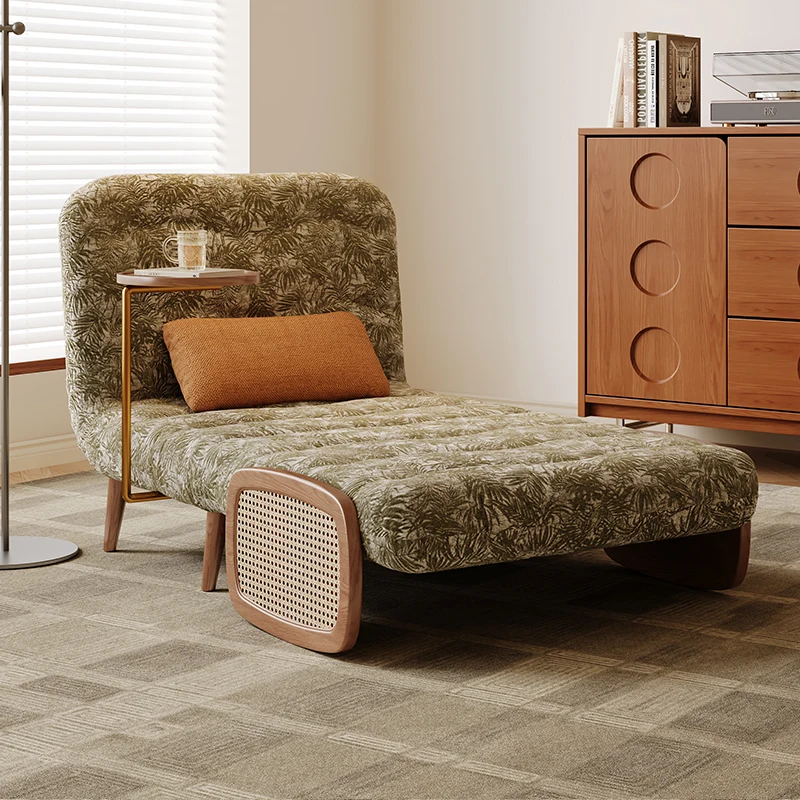 

Small apartment living room bedroom foldable retractable multi-purpose sofa bed antique green waterproof and anti-fouling