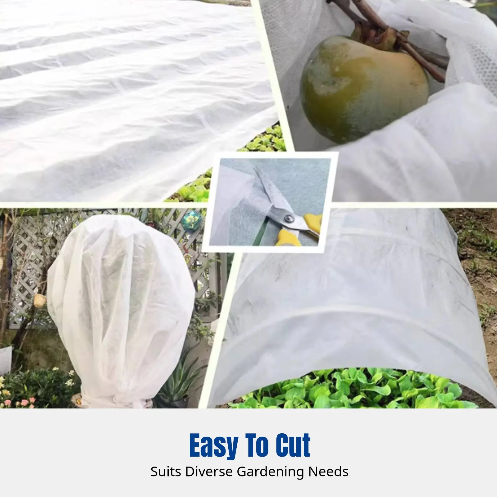 Upgraded Freeze Blanket, Thick Non-Woven Insulation, Tree Winter Protection, Breathable Garden Cover view 4