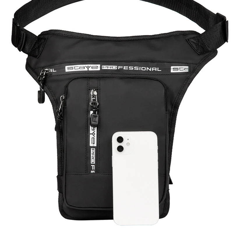 Men's and Women's Running Sports Waist Bag Multi-Functional Mobile Phone Bag Cross-Body Mini Leg Bag