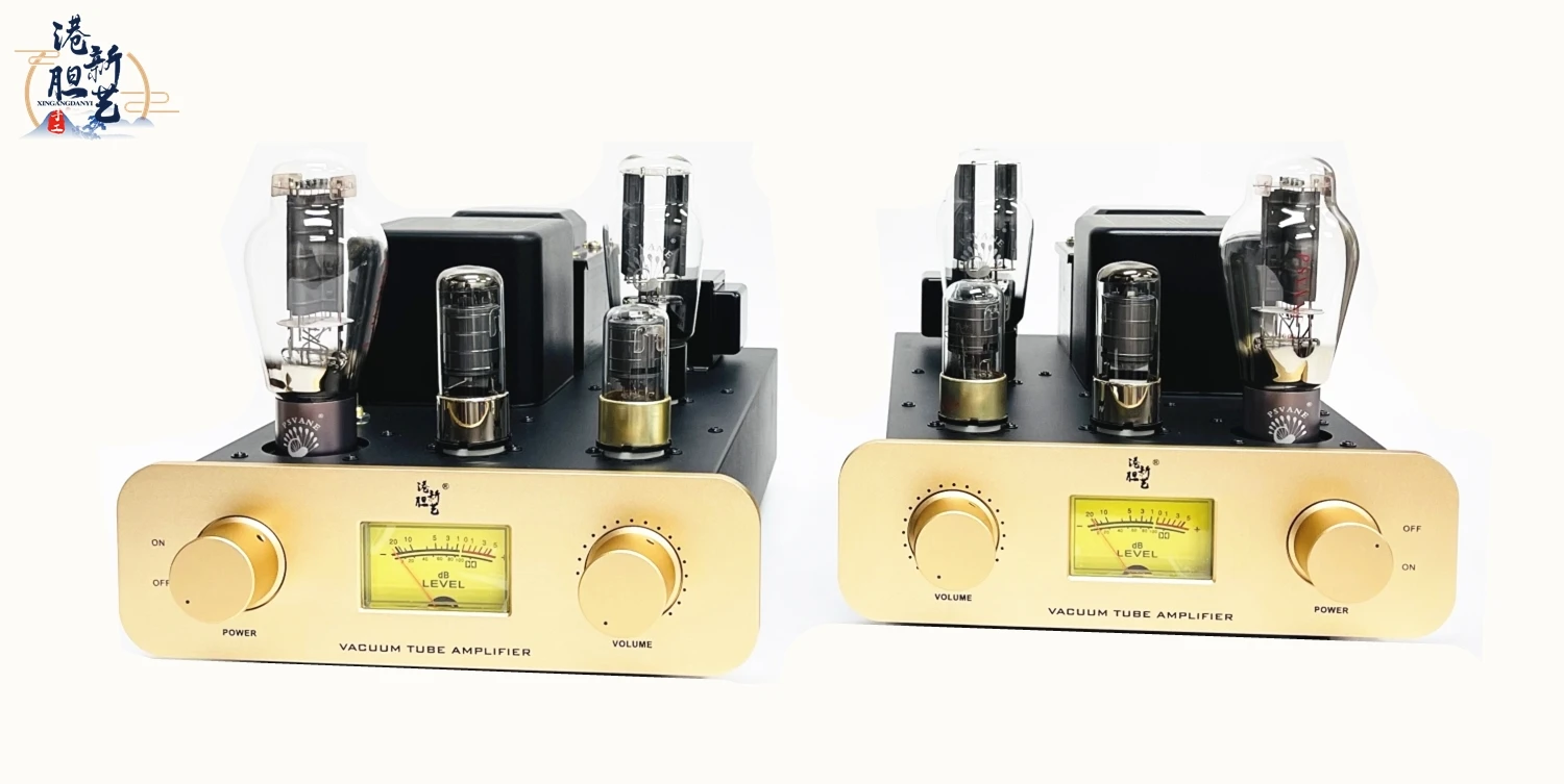 

8-Tube Split 300B Tube Amp Kit, Fever Single-ended Class A Vacuum Tube Power Amplifier, Left and Right Channel Stereo