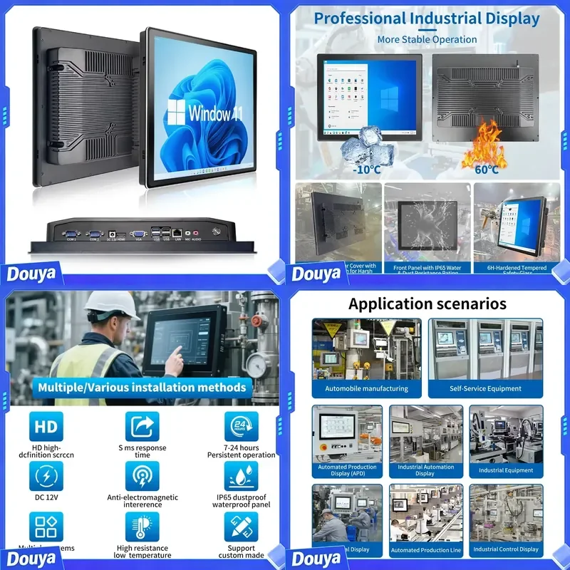 Industrial Grade Touch Screen All in One Computers 15
