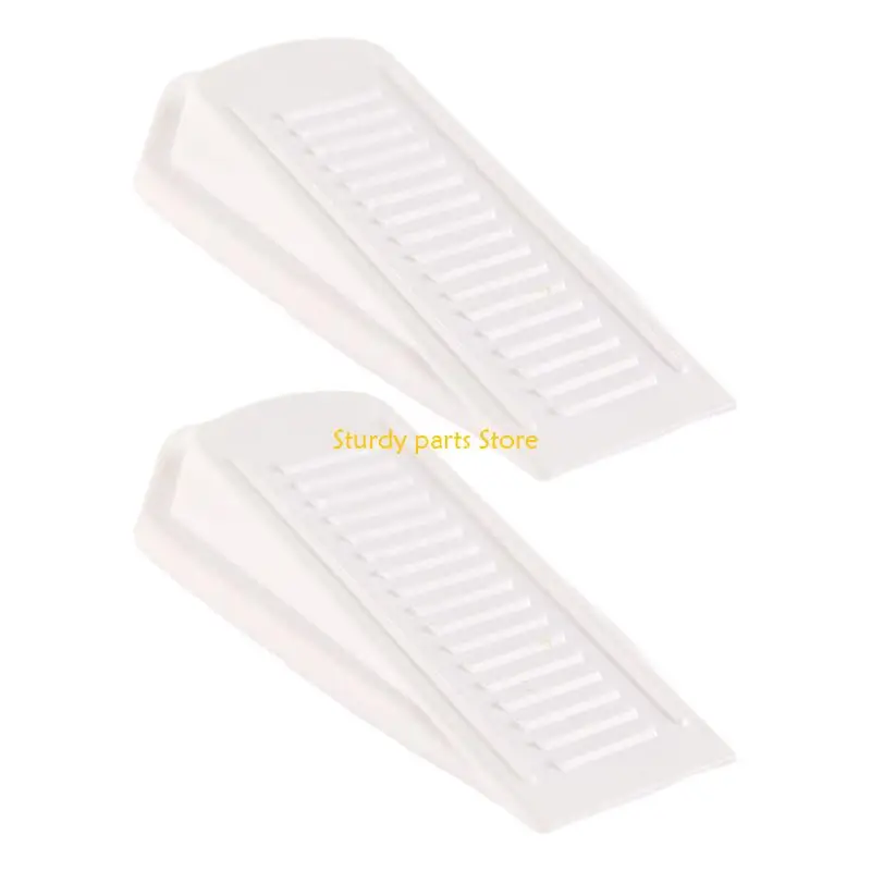 97QC 2 pcs nonslip PVC pintu baji pintu stoppers blokir pintu abadi