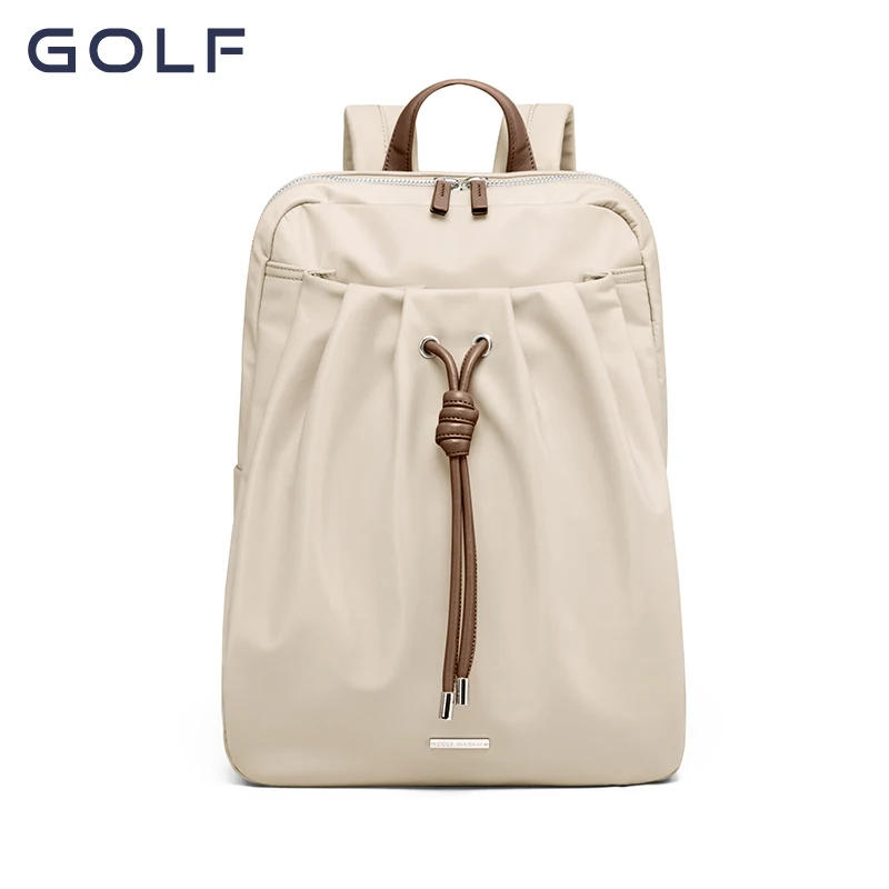 Golf backpack female 2023 new Korean version of tide schoolbag Oxford canvas small backpack for college students