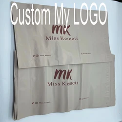 Custom LOGO mailing bag wholesale recycled mailers blue poly courier bag Small Medium