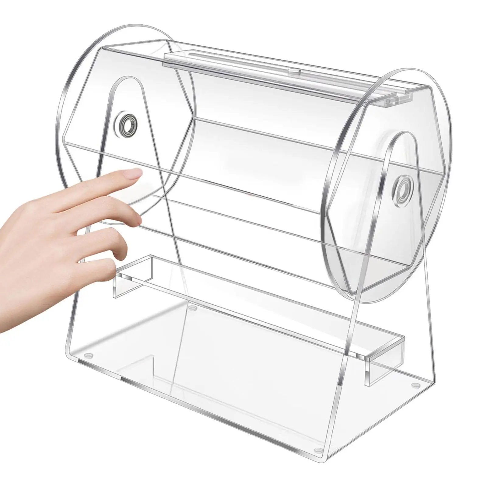 معدات طبلة السحب من الأكريليك، طبل تذكرة رسم السحب لألعاب الرسم، ألعاب عائلية، حفلات شركة كرات السحب #4