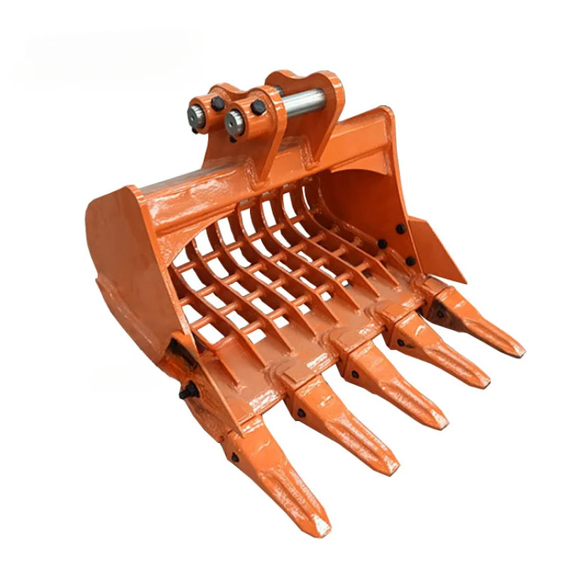 

XZFE Factory Price High Quality KX018 1.8Ton 12Inch Width Sort Sieve Riddle Skeleton Bucket