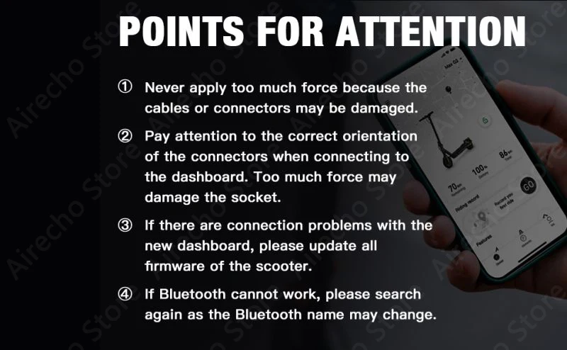 Angepasst Dashboard LED Display Bluetooth Bord Motherboard Für Ninebot durch Segway Max G2 G2D G2E G65 Elektrische Roller Teile – Detail 4