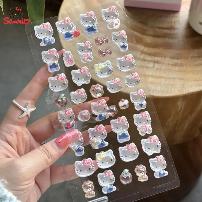 

Anime Hello Kitty Kuromi 3D Stickers Cinnamoroll My Melody Cartoon Mobile Creative Decoration Sticker Girl Birthday Gifts