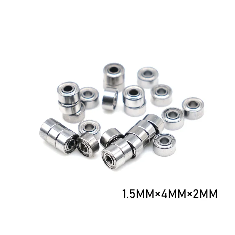 

681XZZ Bearing ABEC-9 10 PCS 1.5*4*2 mm L-415ZZ W68/1.5ZZ/ Miniature 681X ZZ Bearings for Fingerboard Truck Toy