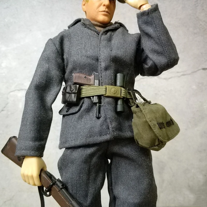 Ensemble de Soldats de l'Armée Allemande WWII, Modèle avec Chapeau, Veste, Bottes de Sculpture de Tête, Accessoire pour Figurines d'Action de 12 Pouces, Échelle 1/6