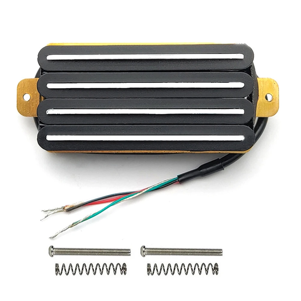 

Get the Perfect Sound Experience with 4 Wire Four Coils Pickup Dual Blades Humbucker for ST TL LP Electric Guitar